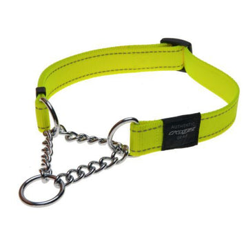 ROGZ COLLAR OBEDIENCE UTILITY ACID GREEN