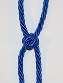 "ITALIAN ROPE EASY" BRAIDED LEASH BLUE MARINE-1