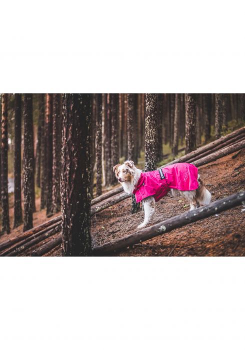RUKKA REGENMANTEL FÜR HUNDE "HASE REGENJACKE" ROSA