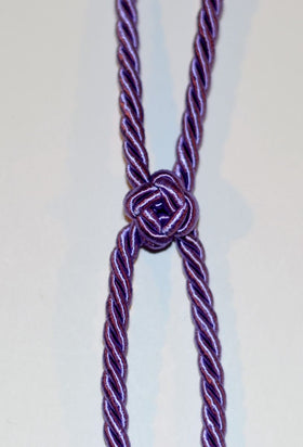 PURPLE "ITALIAN ROPE EASY" BRAIDED LEASH