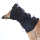 BLACK "DG FLEECE SNOOD PLUS" FLEECE NECK WARMER FOR PLI, WHIPPET, LEVR-2